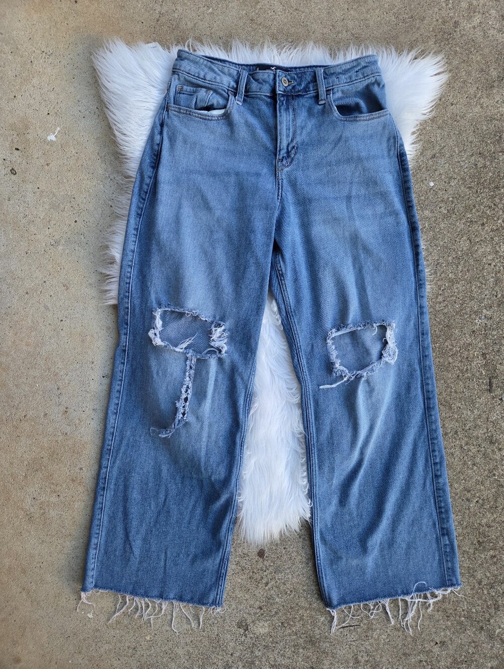 Hollister - Light Blue Relaxed Womens Jeans -  11R
